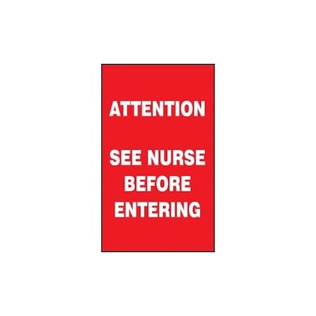 Accuform 3 in W x 5 in H, Magnetic Vinyl MGS140